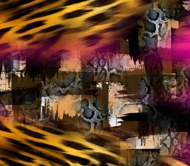 soyut tavus kuşu renkli geometrik desen, tekstil ve tasarım için renkli dalgalı desen, yaratıcı tasarım için soyut fraktal çizim, renkli psikedelik arkaplan