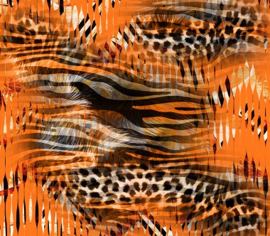 soyut tavus kuşu renkli geometrik desen, tekstil ve tasarım için renkli dalgalı desen, yaratıcı tasarım için soyut fraktal çizim, renkli psikedelik arkaplan