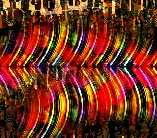 Красочные Патетики Фасад Зебра Камуфляж Дизайнерские Платья Текстиль Ткань Подушка — стоковое фото