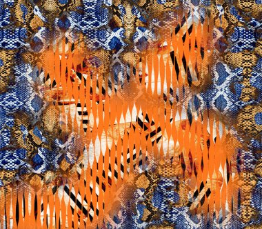 soyut tavus kuşu renkli geometrik desen, tekstil ve tasarım için renkli dalgalı desen, yaratıcı tasarım için soyut fraktal çizim, renkli psikedelik arkaplan