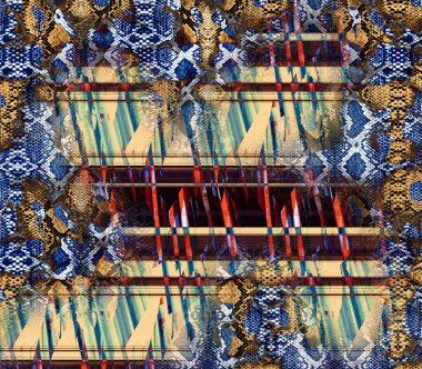 soyut tavus kuşu renkli geometrik desen, tekstil ve tasarım için renkli dalgalı desen, yaratıcı tasarım için soyut fraktal çizim, renkli psikedelik arkaplan