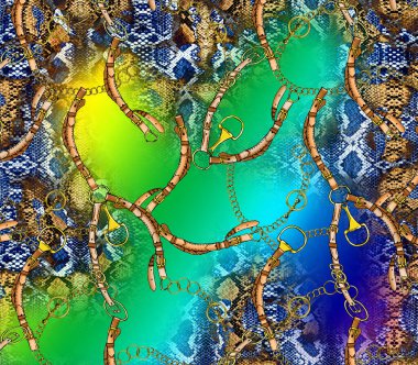 soyut tavus kuşu renkli geometrik desen, tekstil ve tasarım için renkli dalgalı desen, yaratıcı tasarım için soyut fraktal çizim, renkli psikedelik arkaplan