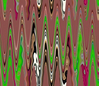 soyut tavus kuşu renkli geometrik desen, tekstil ve tasarım için renkli dalgalı desen, yaratıcı tasarım için soyut fraktal çizim, renkli psikedelik arkaplan