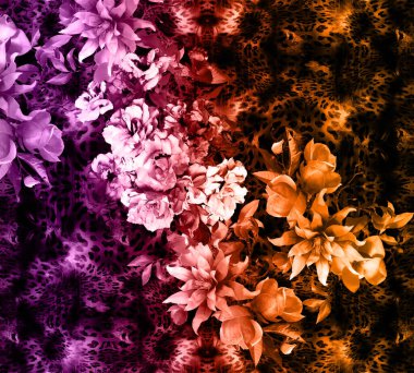 soyut tavus kuşu renkli geometrik desen, tekstil ve tasarım için renkli dalgalı desen, yaratıcı tasarım için soyut fraktal çizim, renkli psikedelik arkaplan