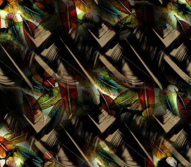 soyut tavus kuşu renkli geometrik desen, tekstil ve tasarım için renkli dalgalı desen, yaratıcı tasarım için soyut fraktal çizim, renkli psikedelik arkaplan