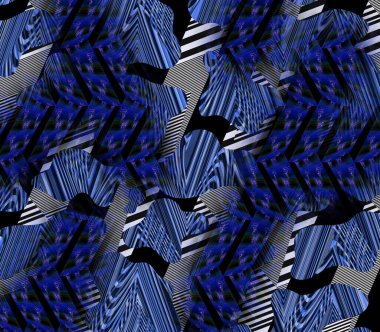 soyut tavus kuşu renkli geometrik desen, tekstil ve tasarım için renkli dalgalı desen, yaratıcı tasarım için soyut fraktal çizim, renkli psikedelik arkaplan