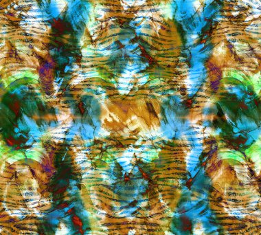 soyut tavus kuşu renkli geometrik desen, tekstil ve tasarım için renkli dalgalı desen, yaratıcı tasarım için soyut fraktal çizim, renkli psikedelik arkaplan