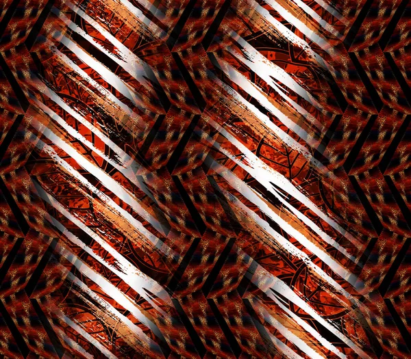 Soyut Tavus Kuşu Renkli Geometrik Desen Tekstil Tasarım Için Renkli — Stok fotoğraf