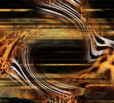 soyut tavus kuşu renkli geometrik desen, tekstil ve tasarım için renkli dalgalı desen, yaratıcı tasarım için soyut fraktal çizim, renkli psikedelik arkaplan