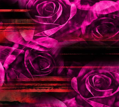 soyut tavus kuşu renkli geometrik desen, tekstil ve tasarım için renkli dalgalı desen, yaratıcı tasarım için soyut fraktal çizim, renkli psikedelik arkaplan