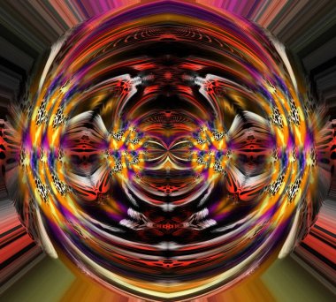 soyut tavus kuşu renkli geometrik desen, tekstil ve tasarım için renkli dalgalı desen, yaratıcı tasarım için soyut fraktal çizim, renkli psikedelik arkaplan