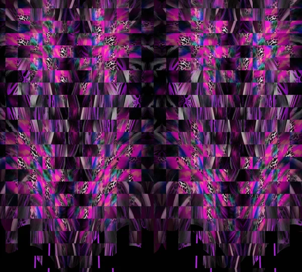 Kleurrijk Patroon Studie Luipaard Zebra Camouflage Jurk Ontwerpen Textiel Stof — Stockfoto