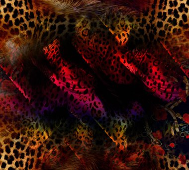 Tekstil kumaş baskı deseni, Yastık deseni, Elbise deseni tasarımı, Leopar, Kamuflaj, Zebra, Barok ve Kombinasyon desenleri. Geometri dokusu modern deseni tekrarlıyor. Leopar deseni ipek atkı tasarımı.