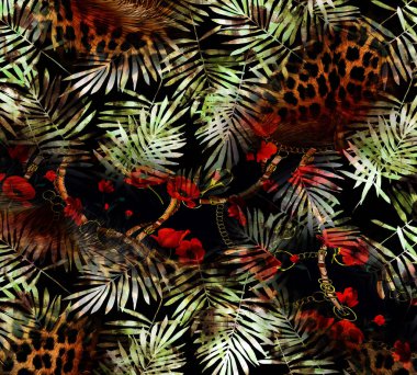 Tekstil kumaş baskı deseni, Yastık deseni, Elbise deseni tasarımı, Leopar, Kamuflaj, Zebra, Barok ve Kombinasyon desenleri. Geometri dokusu modern deseni tekrarlıyor. Leopar deseni ipek atkı tasarımı.