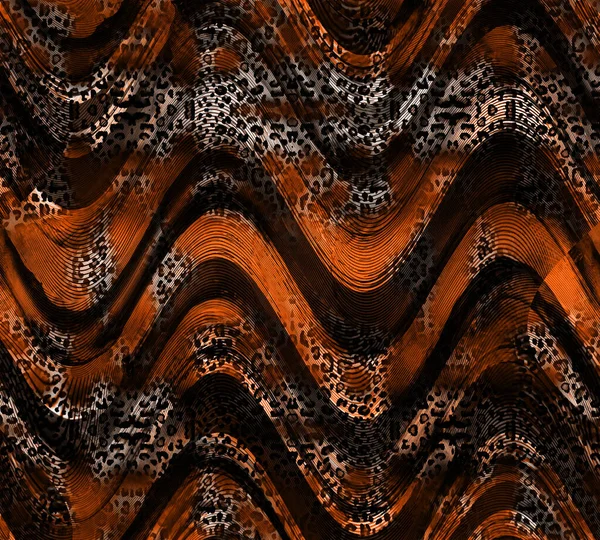 Textile Fabric Print Pattern Cushion Designs Dress Pattern Design Leopard — Stock Photo, Image