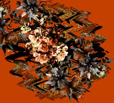 Renkli Desenler Çalışması, Leopar, Zebra, Kamuflaj ve Elbise Tasarımı. Tekstil, Kumaş, Yastık ve Modern Kolaj Şablonu, dijital baskı elbisesine basılacak muhteşem desenler, leopar zebra barok