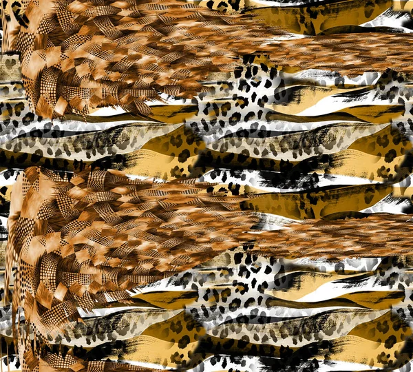 Renkli Desenler Çalışması, Leopar, Zebra, Kamuflaj ve Elbise Tasarımı. Tekstil, Kumaş, Yastık ve Modern Kolaj Şablonu, dijital baskı elbisesine basılacak muhteşem desenler, leopar zebra barok