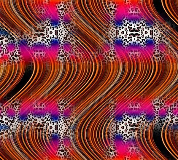 Textielprint Abstracte Achtergrond Kleurrijk Patroon Geometrie Textuur Herhaal Modern Patroon — Stockfoto