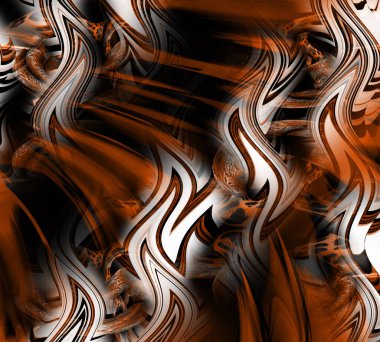 Renkli desenler, kumaş desenler, yatay ince renkli çizgiler. Tekstil çizimi. Renkli zig zag desenli soyut desenli desen.