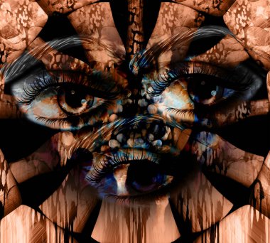 Renkli desenler, kumaş desenler, yatay ince renkli çizgiler. Tekstil çizimi. Renkli zig zag desenli soyut desenli desen.