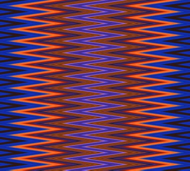 Renkli desenler, kumaş desenler, yatay ince renkli çizgiler. Tekstil çizimi. Renkli zig zag desenli soyut desenli desen.