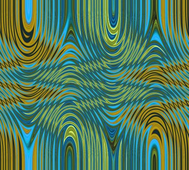 Renkli desenler, kumaş desenler, yatay ince renkli çizgiler. Tekstil çizimi. Renkli zig zag desenli soyut desenli desen.