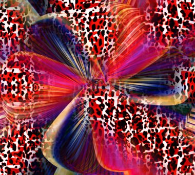 Renkli desenler, kumaş desenler, yatay ince renkli çizgiler. Tekstil çizimi. Renkli zig zag desenli soyut desenli desen.