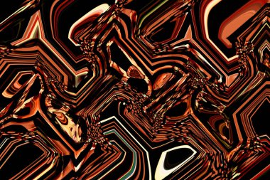 Renkli desenler, kumaş desenler, yatay ince renkli çizgiler. Tekstil çizimi. Renkli zig zag desenli soyut desenli desen.