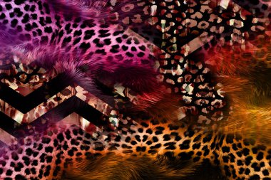 Horizontal thin colorful lines background.Textile illustration.Fractal colorful pattern.Print pattern illustration.Abstract decorative texture with colorful zig zag pattern. illustration.