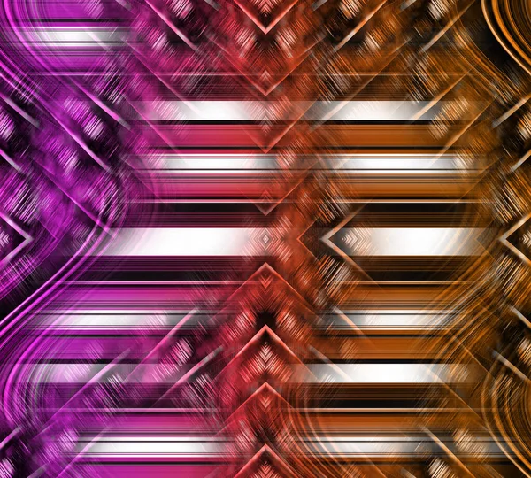 Horizontal Thin Colorful Lines Background Textile Illustration Fractal Colorful Pattern — стоковое фото