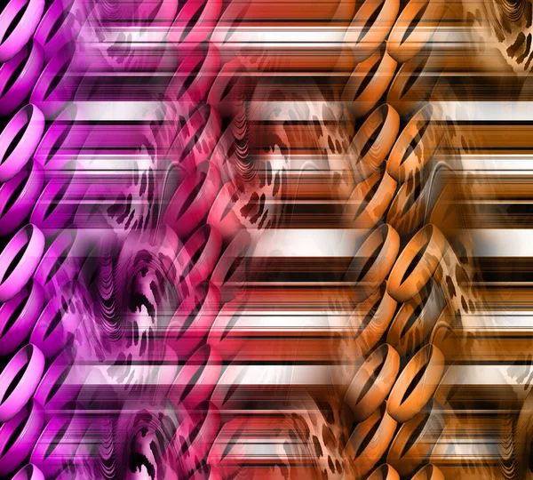 Horizontal Thin Colorful Lines Background Textile Illustration Fractal Colorful Pattern —  Fotos de Stock