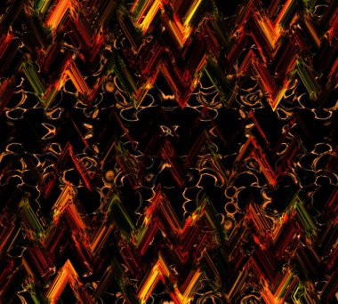 Horizontal thin colorful lines background.Textile illustration.Fractal colorful pattern.Print pattern illustration.Abstract decorative texture with colorful zig zag pattern. illustration.