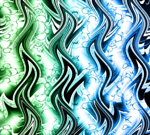 Horizontal Thin Colorful Lines Background Textile Illustration Fractal Colorful Pattern — Foto de Stock