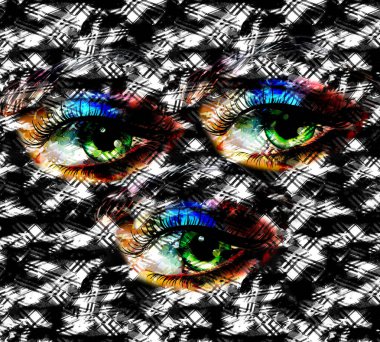 Renkli Desenler Çalışması, Leopar, Elbise Tasarımları. Tekstil, Kumaş, Yastık ve Modern Kolaj Şablonu. Dijital baskı elbisesi, moda tasarımları, baskı, moda desenleri.