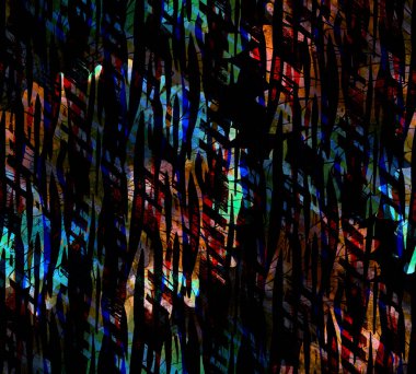 Renkli Desenler Çalışması, Leopar, Elbise Tasarımları. Tekstil, Kumaş, Yastık ve Modern Kolaj Şablonu. Dijital baskı elbisesi, moda tasarımları, baskı, moda desenleri.