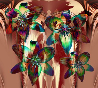 Renkli Desenler Çalışması, Leopar, Elbise Tasarımları. Tekstil, Kumaş, Yastık ve Modern Kolaj Şablonu. Dijital baskı elbisesi, moda tasarımları, baskı, moda desenleri.