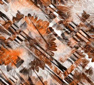 Renkli Desenler Çalışması, Leopar, Elbise Tasarımları. Tekstil, Kumaş, Yastık ve Modern Kolaj Şablonu. Dijital baskı elbisesi, moda tasarımları, baskı, moda desenleri.