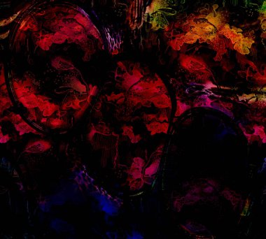 Renkli Desenler Çalışması, Leopar, Elbise Tasarımları. Tekstil, Kumaş, Yastık ve Modern Kolaj Şablonu. Dijital baskı elbisesi, moda tasarımları, baskı, moda desenleri.