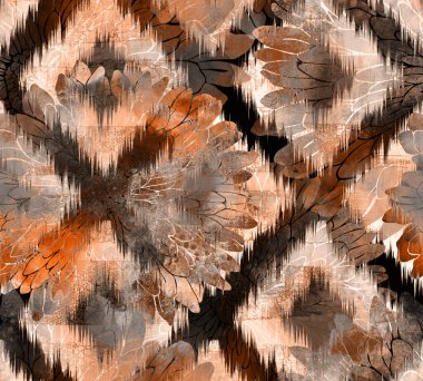 Renkli Desenler Çalışması, Leopar, Elbise Tasarımları. Tekstil, Kumaş, Yastık ve Modern Kolaj Şablonu. Dijital baskı elbisesi, moda tasarımları, baskı, moda desenleri.