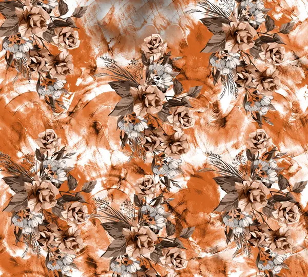 Barevný Vzor Studie Leopard Šaty Designs Textilní Tkaniny Polštář Moderní Stock Fotografie