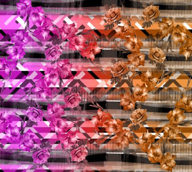 Renkli Desenler Çalışması, Leopar, Elbise Tasarımları. Tekstil, Kumaş, Yastık ve Modern Kolaj Şablonu. Dijital baskı elbisesi, moda tasarımları, baskı, moda desenleri.