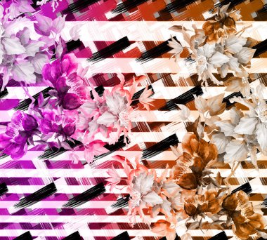 Renkli Desenler Çalışması, Leopar, Elbise Tasarımları. Tekstil, Kumaş, Yastık ve Modern Kolaj Şablonu. Dijital baskı elbisesi, moda tasarımları, baskı, moda desenleri.