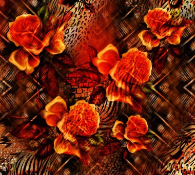 Tekstil kumaş desenleri, yeni sezon moda kumaşı baskıları, renkli modern tasarımlar, soyut desenler, kombinasyon deri, tekstil çizimleri, renkli soyut desenler, dijital baskı desenleri.