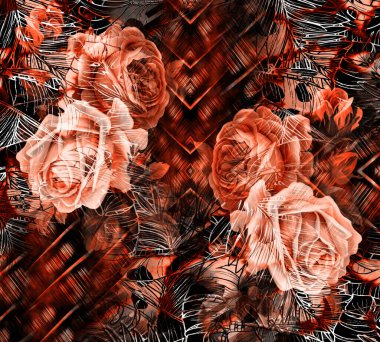 Tekstil kumaş desenleri, yeni sezon moda kumaşı baskıları, renkli modern tasarımlar, soyut desenler, kombinasyon deri, tekstil çizimleri, renkli soyut desenler, dijital baskı desenleri.