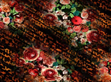 Tekstil kumaş desenleri, yeni sezon moda kumaş izleri, renkli modern tasarımlar, soyut desenler, karışık deri, tekstil çizimleri, renkli soyut desenler, dijital baskı desenleri.