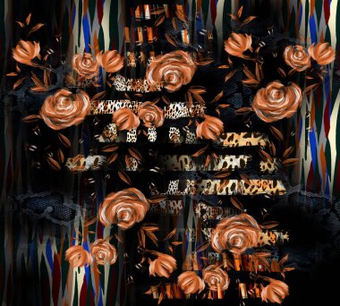 Soyut ışık dalgaları. Soyut arkaplan. Işığın dinamik ışınları. Hareketli duvar kağıtları. Grafik çizimleri. Renkli çağdaş sanat eserleri..