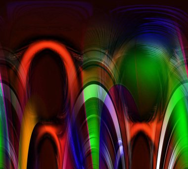 Soyut ışık dalgaları. Soyut arkaplan. Işığın dinamik ışınları. Hareketli duvar kağıtları. Grafik çizimleri. Renkli çağdaş sanat eserleri..