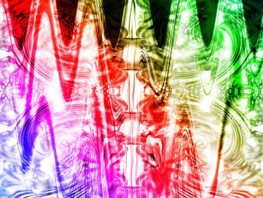 Soyut ışık dalgaları. Soyut arkaplan. Işığın dinamik ışınları. Hareketli duvar kağıtları. Grafik çizimleri. Renkli çağdaş sanat eserleri..