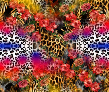 Yazdırma, Tekstil Kumaşı Yazdırma Şablonu, Yastık Tasarımı, Giysi Tasarımı, Leopar, Kamuflaj, Zebra, Barok ve Kombinasyon Desenleri.