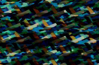 Çok renkli soyut arkaplan. Dijital efektler. Geometrik doku. Renkli desen. Poster, broşür, el ilanı ve kart için yaratıcı grafik tasarımı. Benzersiz şehir kamuflajı.